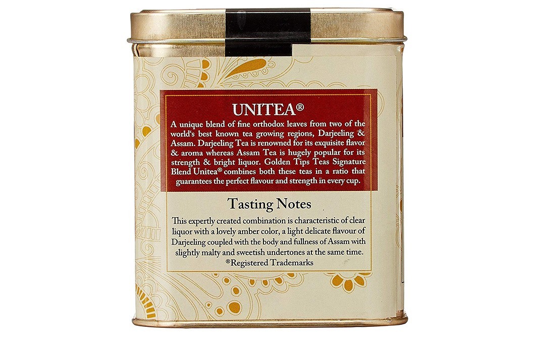 Golden Tips Unitea, Loose Leaf Tea   Tin  100 grams